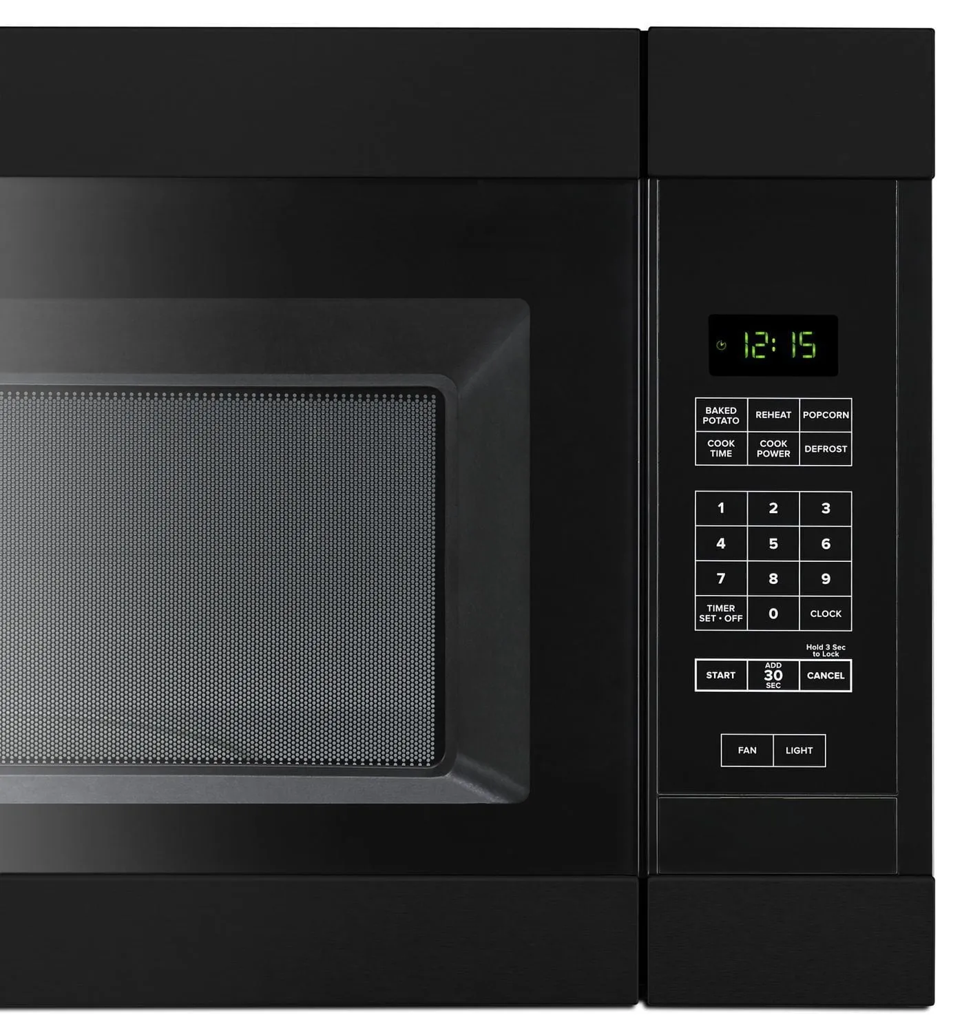 Amana AMV2307PFB 1.6 Cu. Ft. over-The-Range Microwave With Add 0:30 Seconds Black