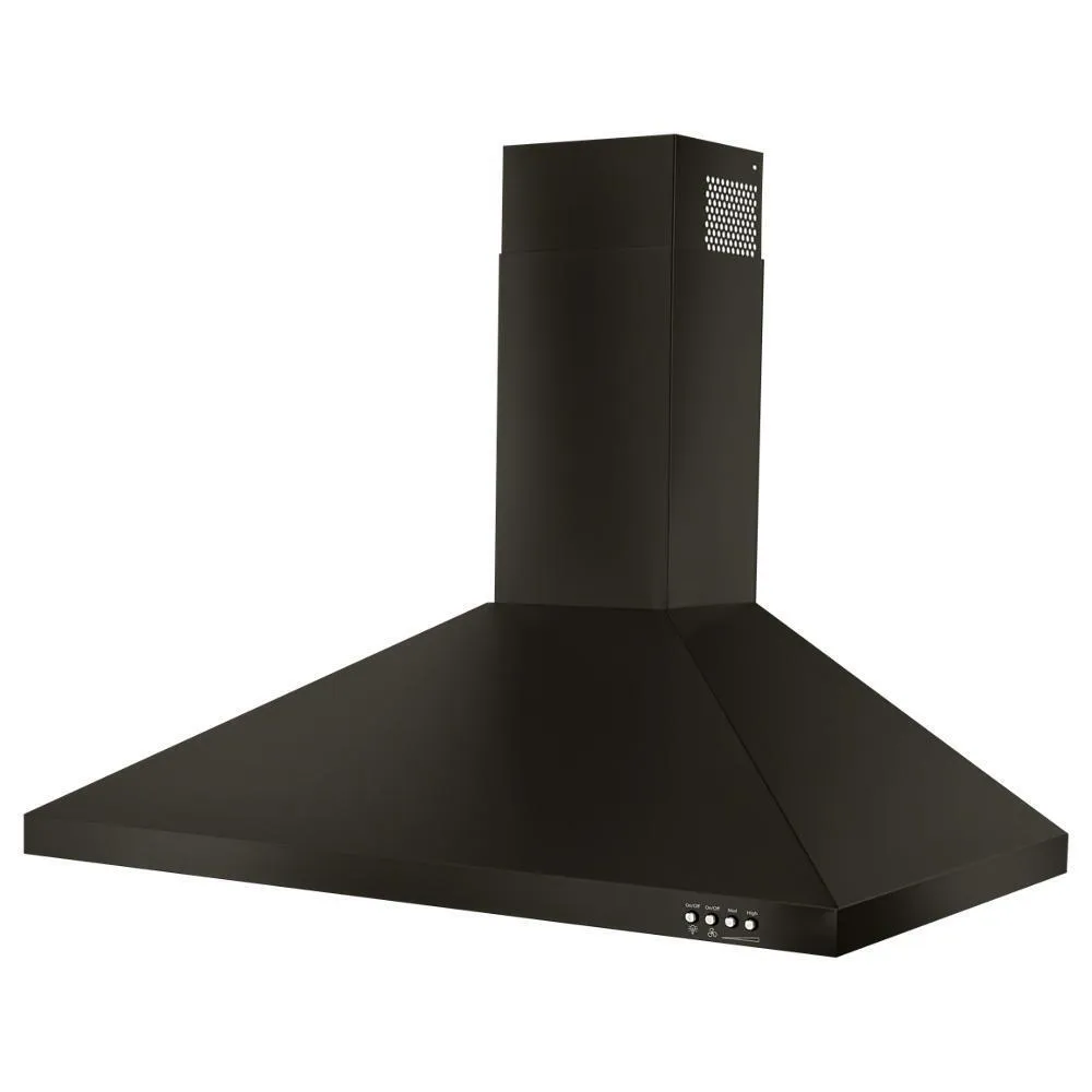 Amana WVW53UC0HV 30" Contemporary Black Stainless Wall Mount Range Hood