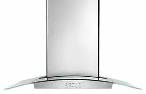 Amana WVW75UC6DS 36" Modern Glass Wall Mount Range Hood - Stainless Steel