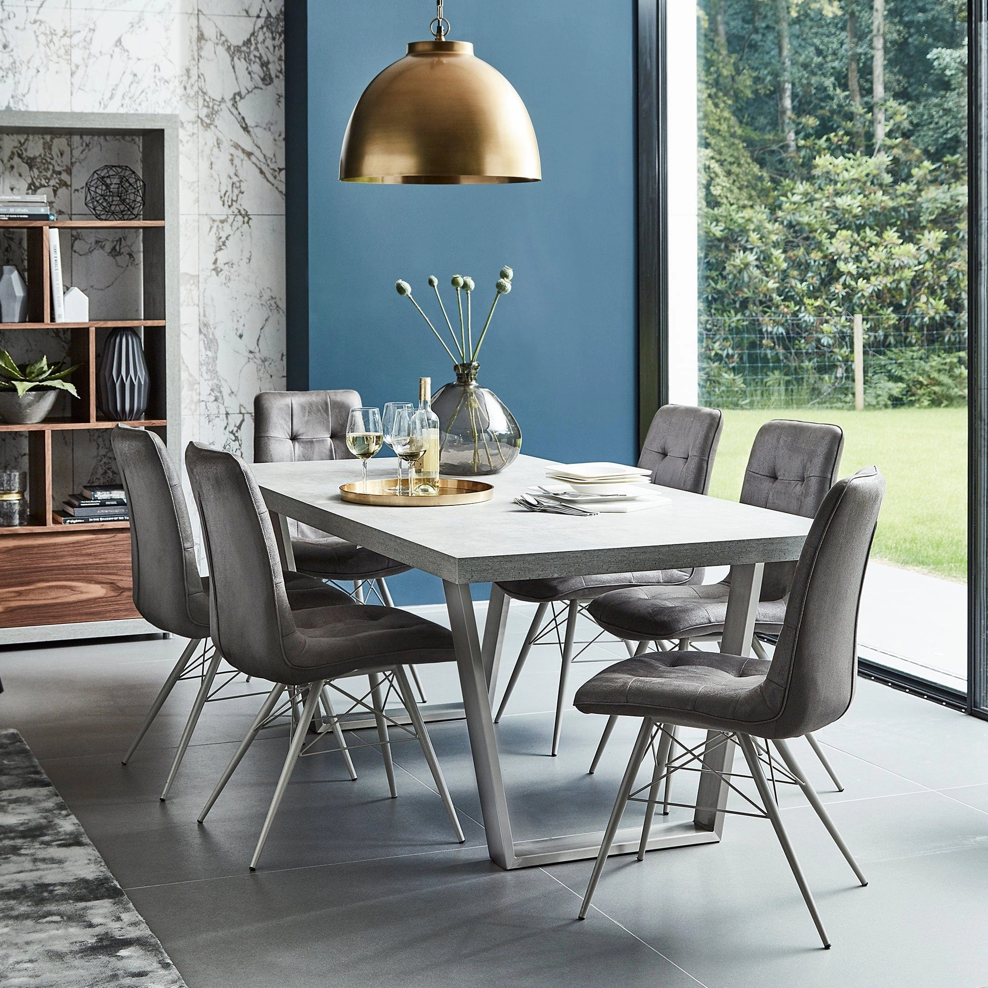 Amarna - Lamp Table In Concrete Effect