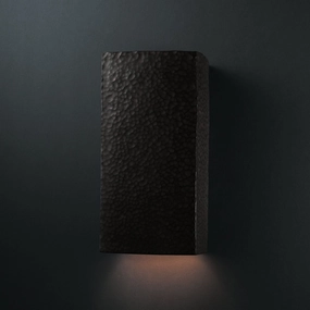 Ambiance Lantern Hammered IronOutdoor wall sconces with motion sensor