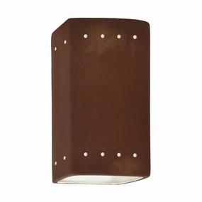 Ambiance Lantern Real RustOutdoor wall sconces with motion sensor