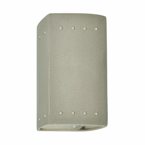 Ambiance LED Lantern Celadon Green CrackleOutdoor wall sconces with motion sensor