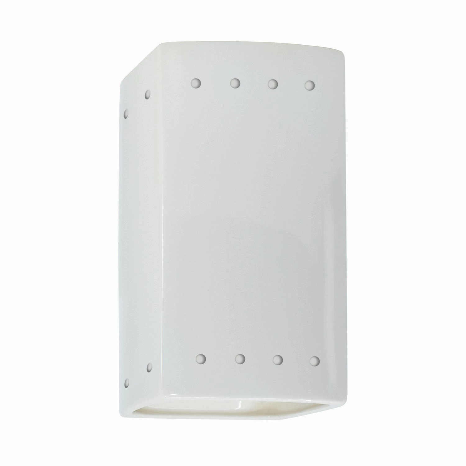 Ambiance LED Lantern Gloss WhiteOutdoor wall sconces with motion sensor