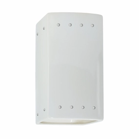 Ambiance LED Lantern Gloss WhiteOutdoor wall sconces with motion sensor