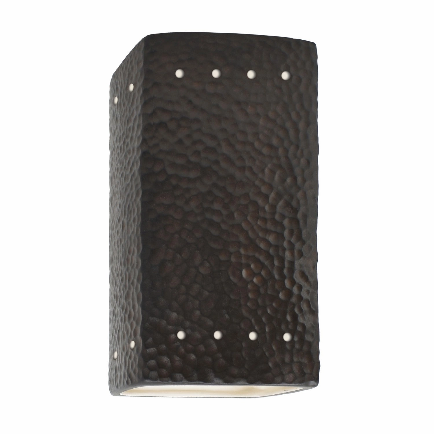 Ambiance LED Lantern Hammered IronOutdoor wall sconces with motion sensor
