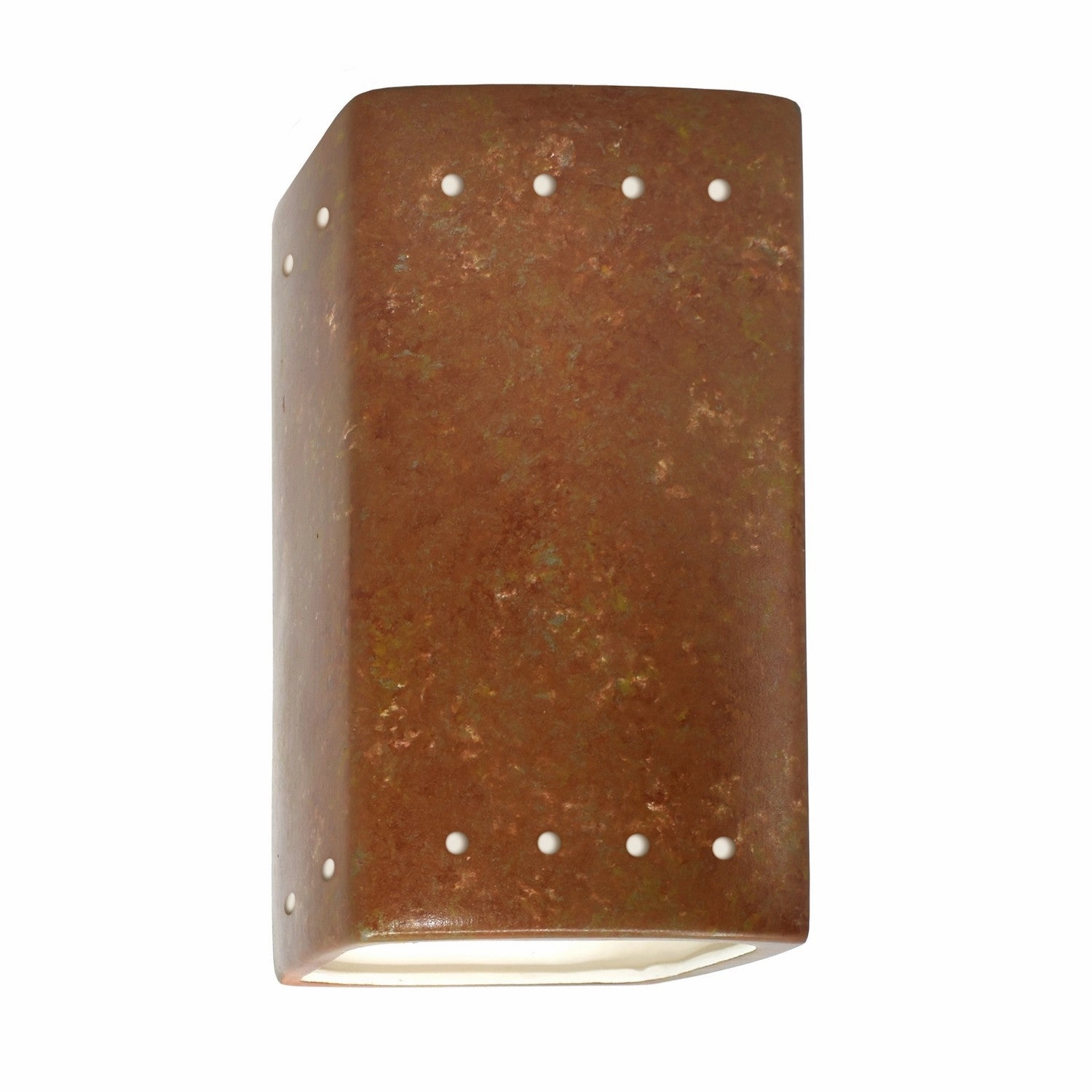 Ambiance LED Lantern Rust PatinaOutdoor wall sconces with motion sensor