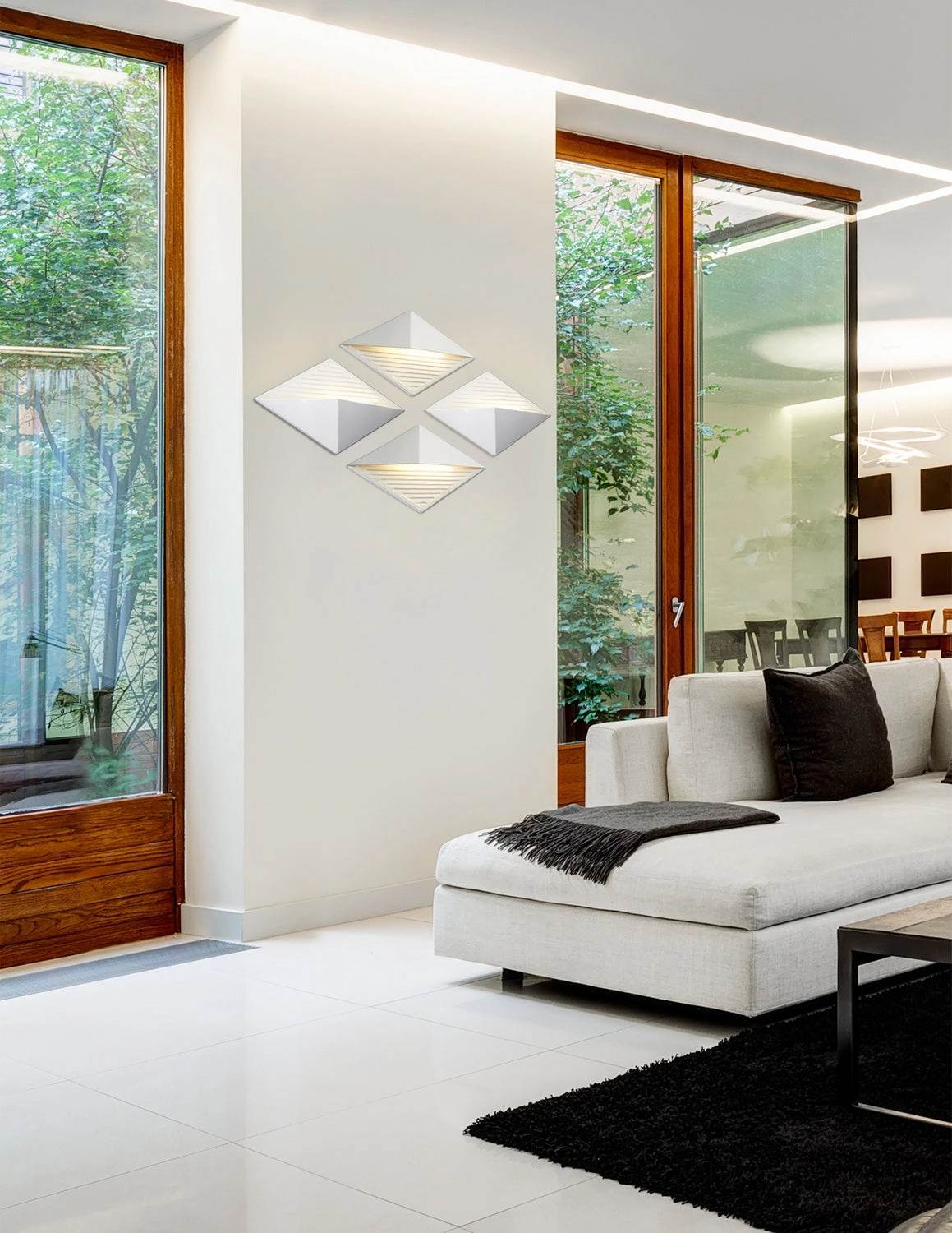 Ambiance LED Wall Sconce Bisque