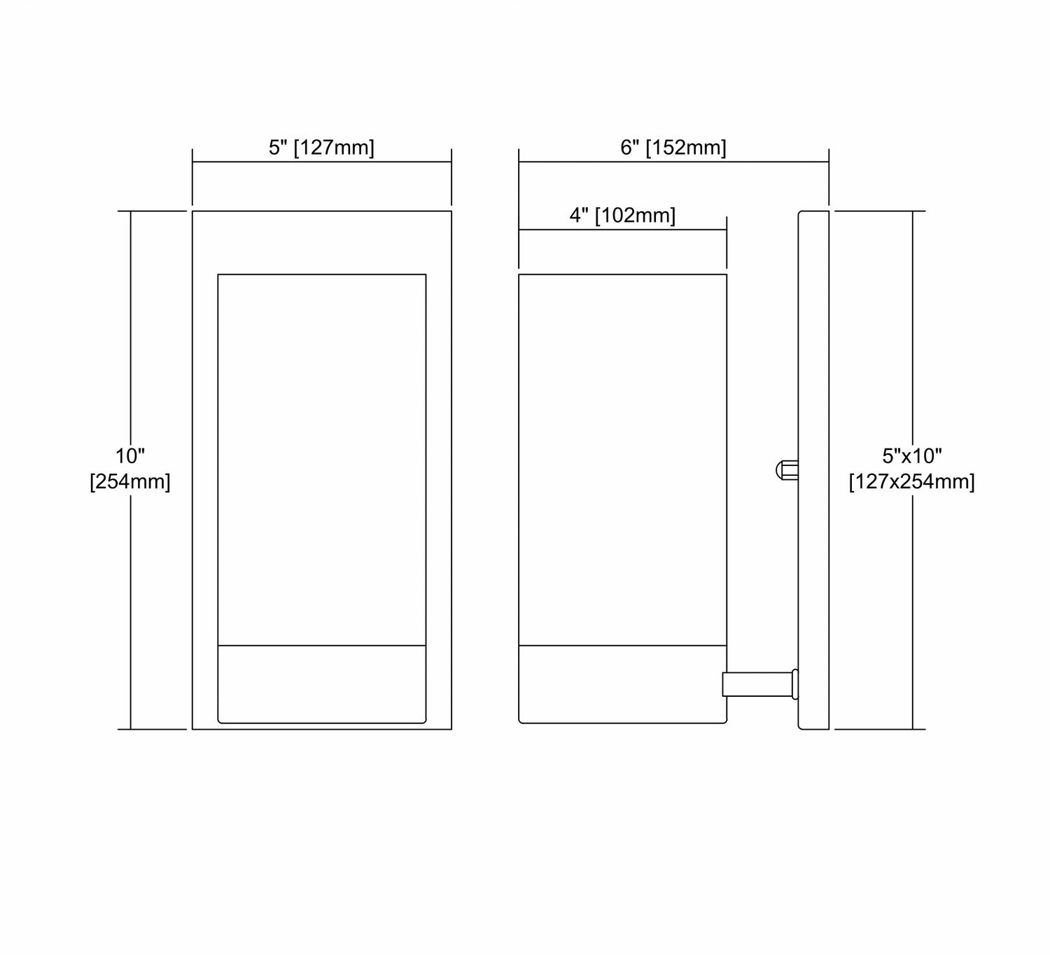 Ambler One Light Outdoor Wall Sconce Oil Rubbed Bronze