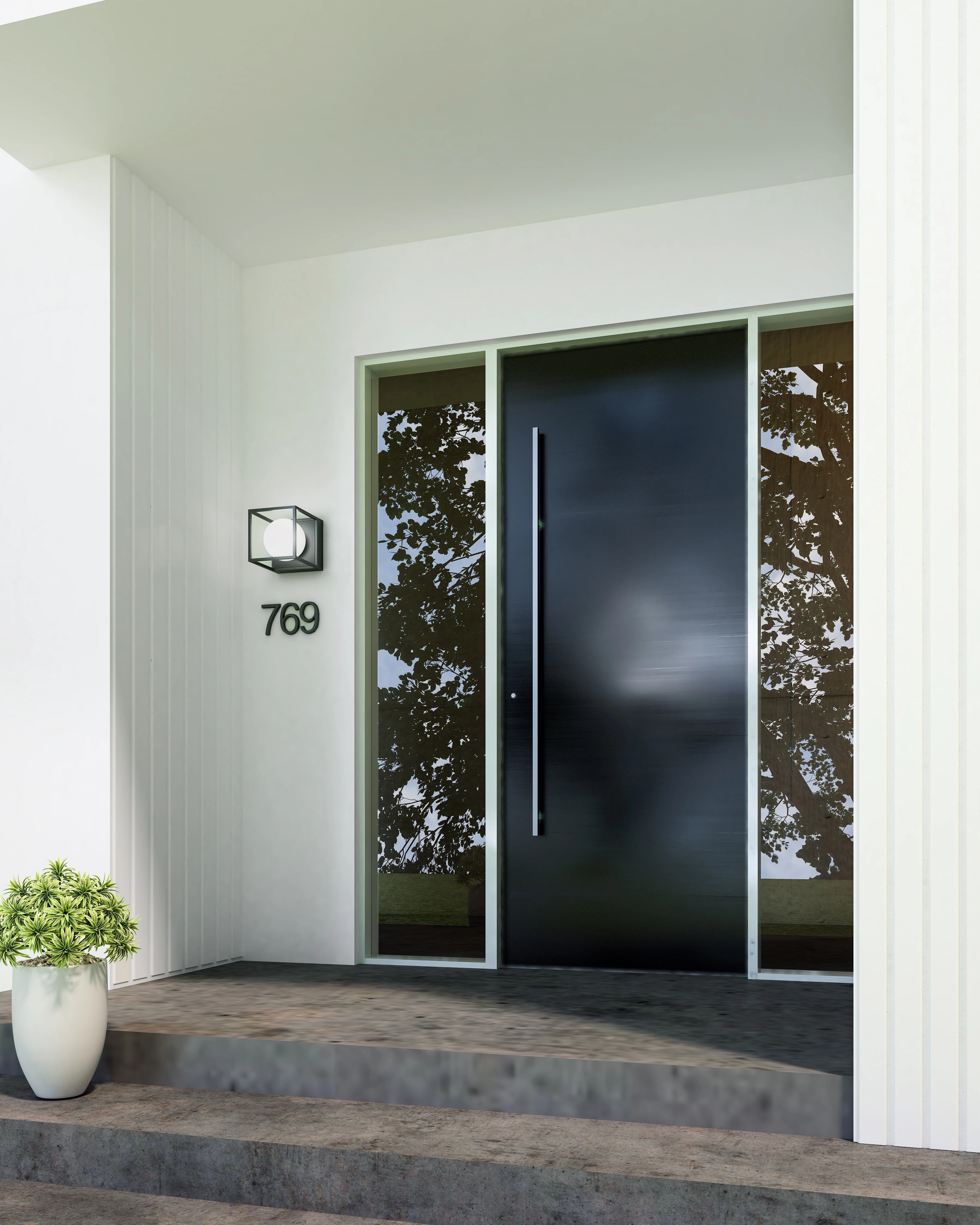 Amelia One Light Outdoor Wall Lantern Black