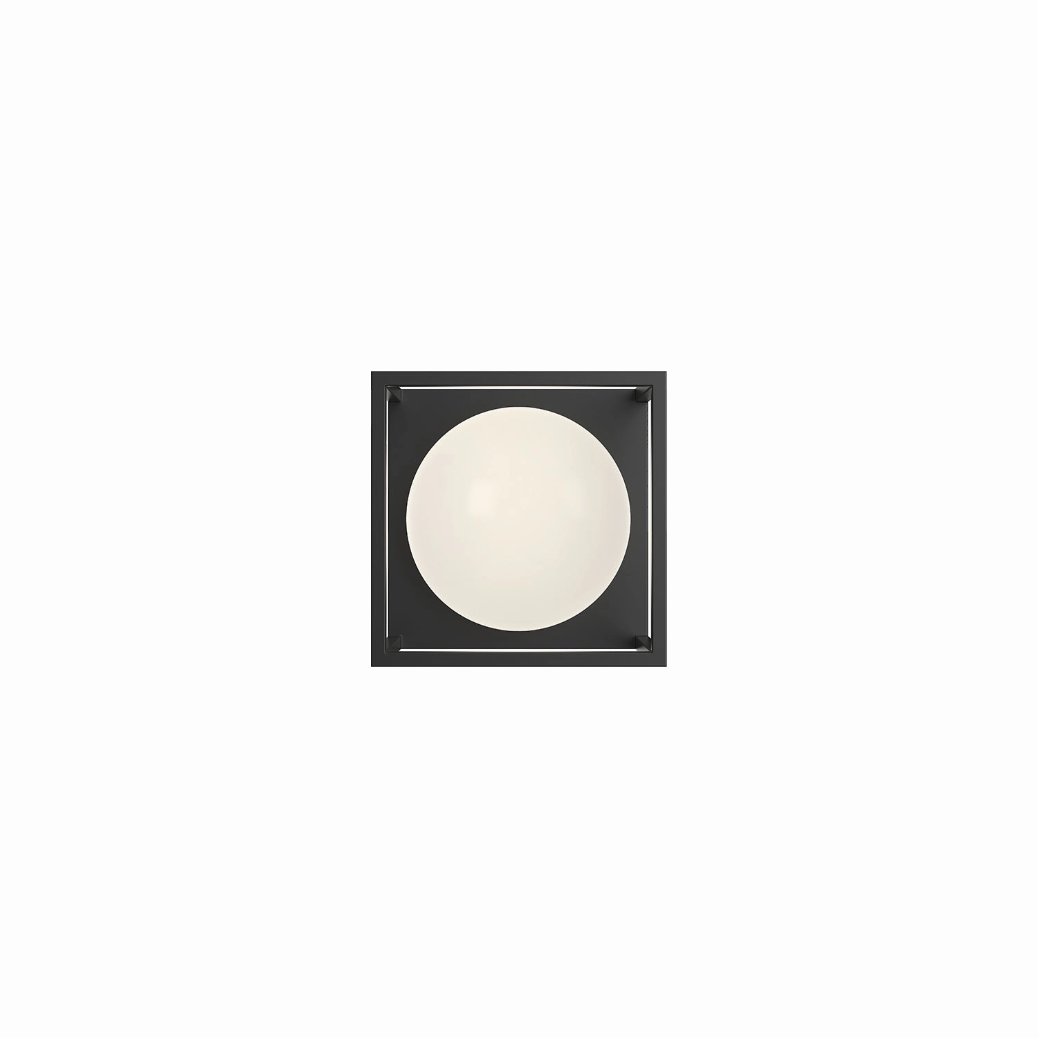Amelia One Light Outdoor Wall Lantern Black