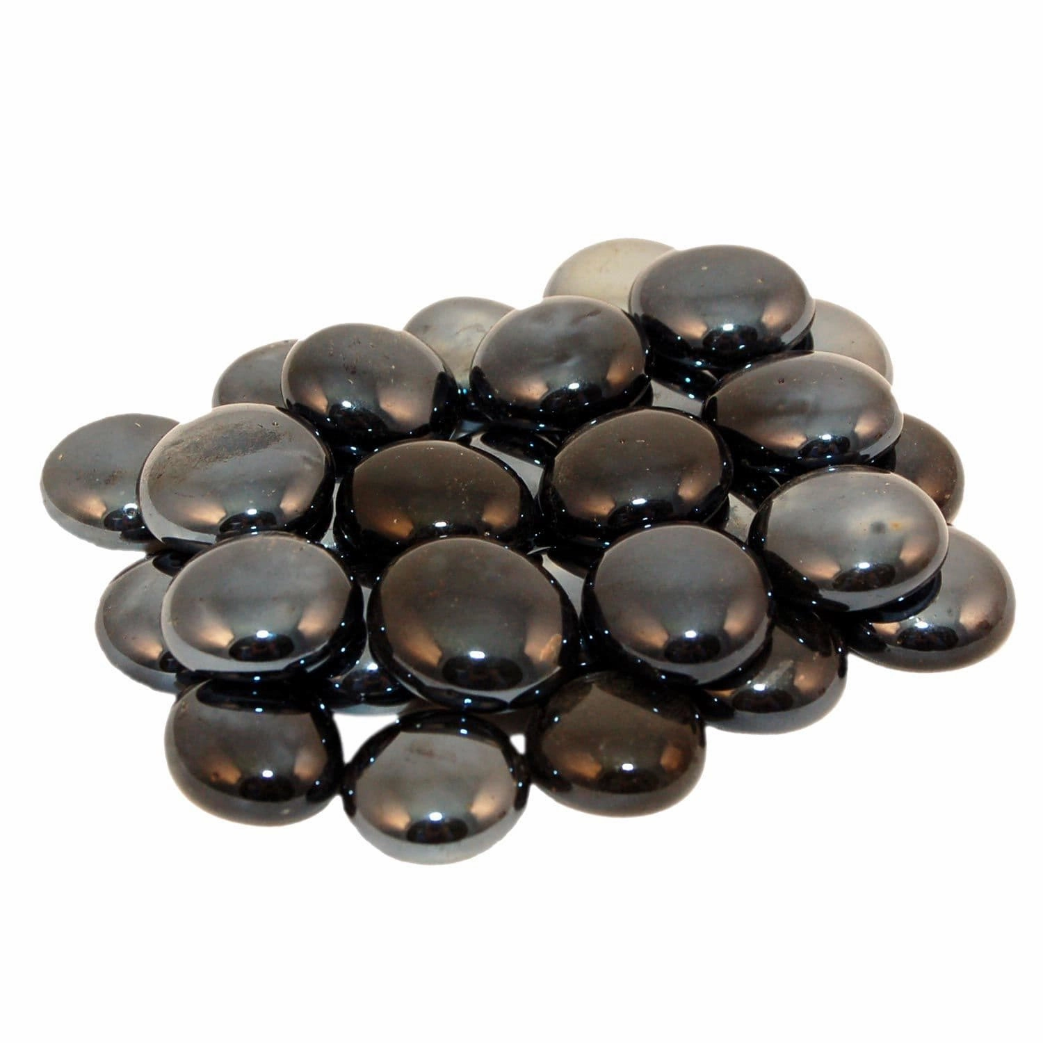 American Fyre Designs 10 lbs Black Pearl Fyre Gems Media GLG-10-JFireproof mat for under fire pit