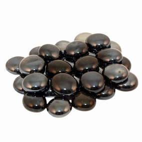 American Fyre Designs 10 lbs Black Pearl Fyre Gems Media GLG-10-JFireproof mat for under fire pit