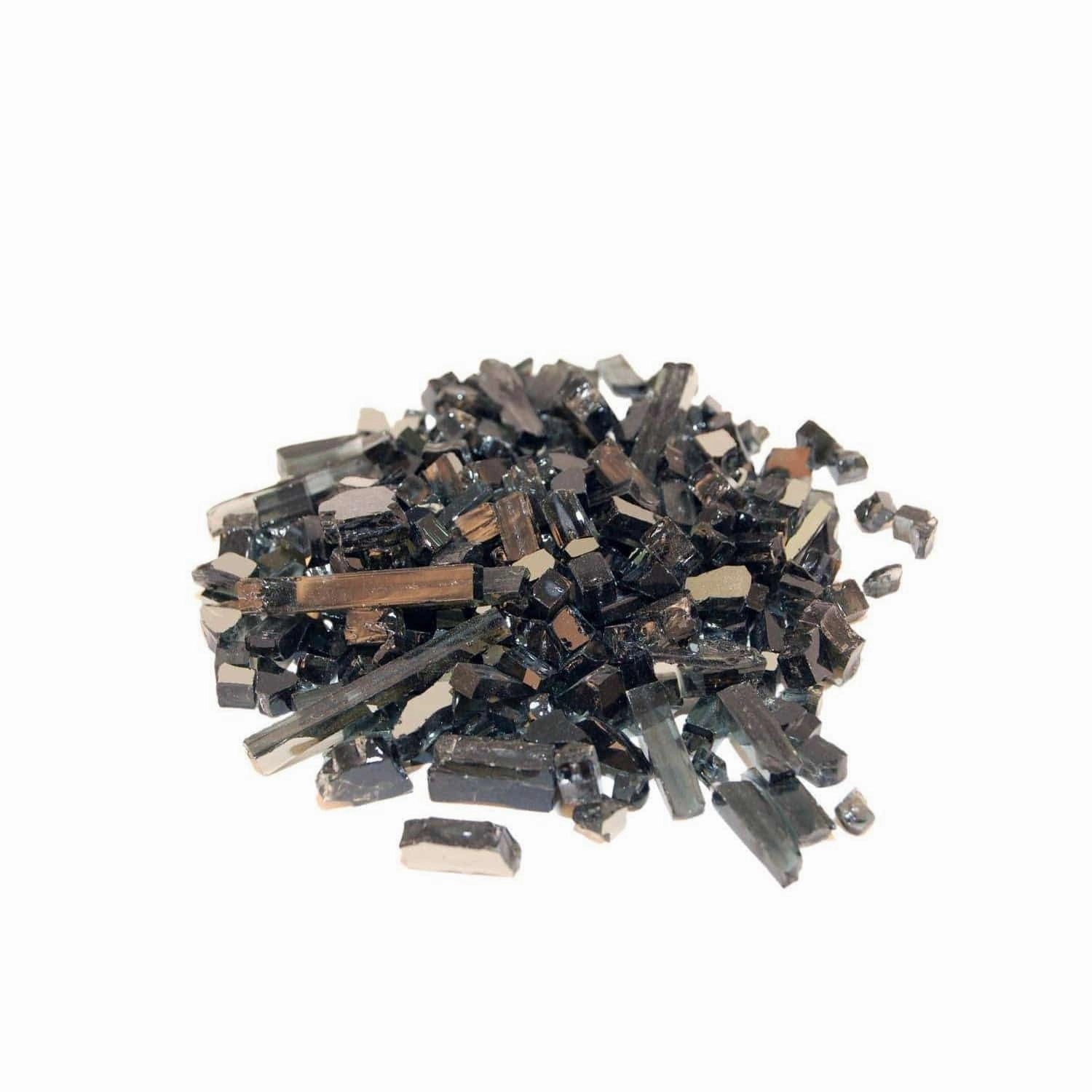 American Fyre Designs 10 lbs Black Reflective Fyre Glass Media GL-10-BRFireproof mat for under fire pit