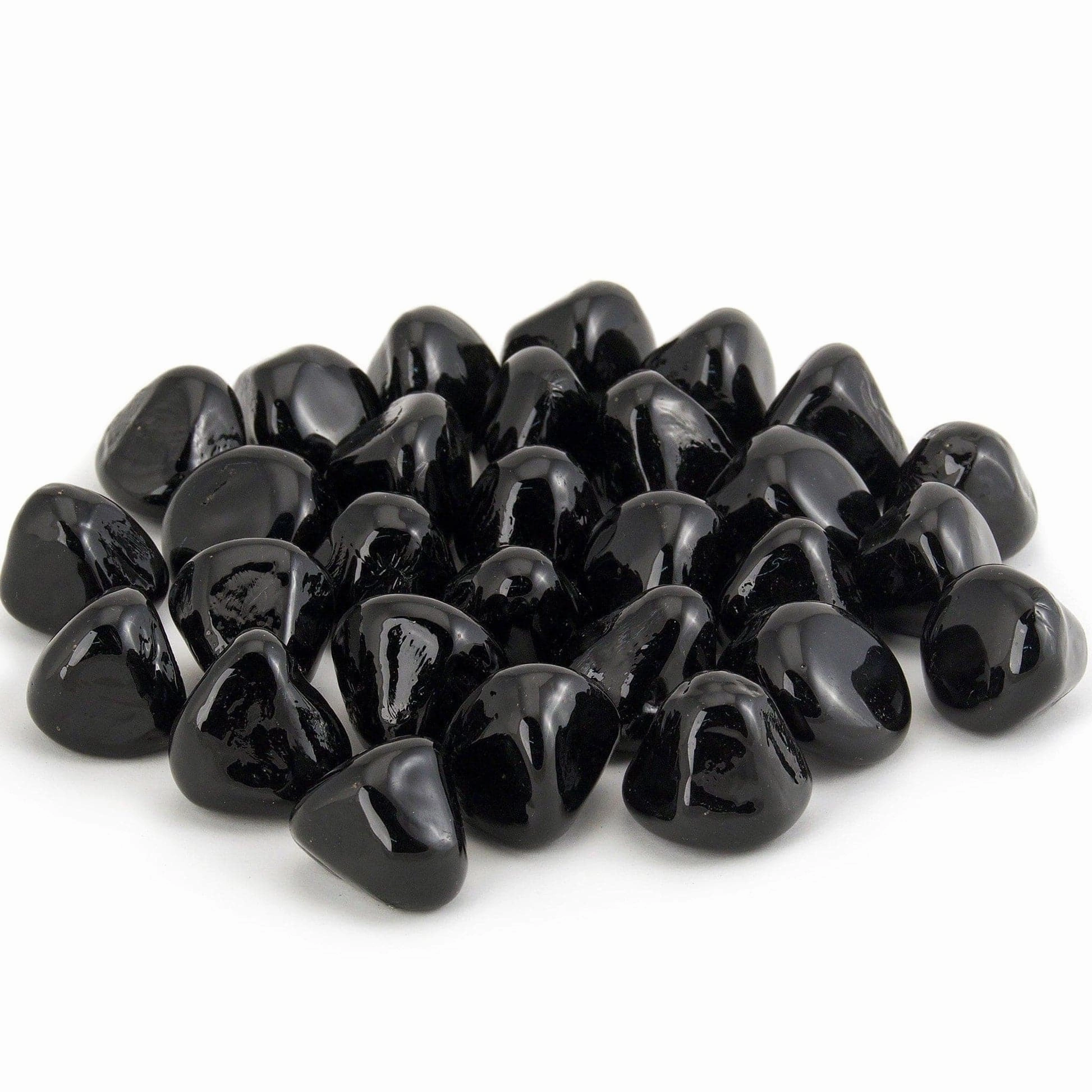 American Fyre Designs 10 lbs Deep Black Diamond Nuggets GLD-10-DBFireproof mat for under fire pit