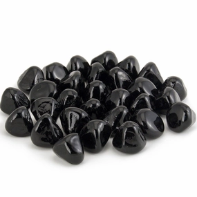American Fyre Designs 10 lbs Deep Black Diamond Nuggets GLD-10-DBFireproof mat for under fire pit
