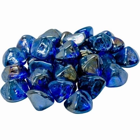 American Fyre Designs 10 lbs Pacific Blue Diamond Nuggets GLD-10-PBFireproof mat for under fire pit