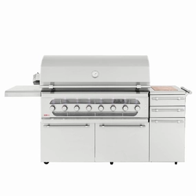 American Made Grills AMG Muscle 54" Hybrid Freestanding Gas Grill MUSFS54 compact BBQ grill for small spaces