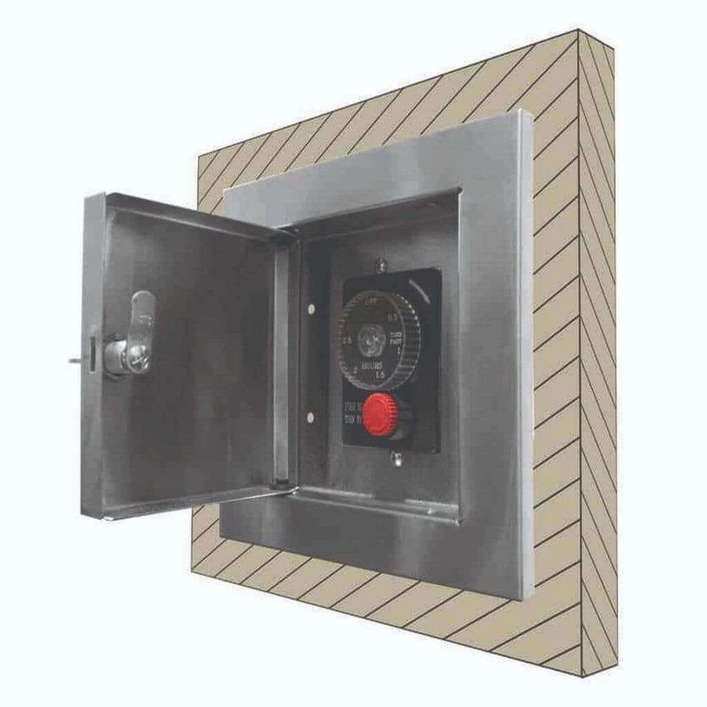 American Made Grills Locking Cabinet to house ESTOP Timers - ESTOP-LC-KITStainless steel BBQ tool set