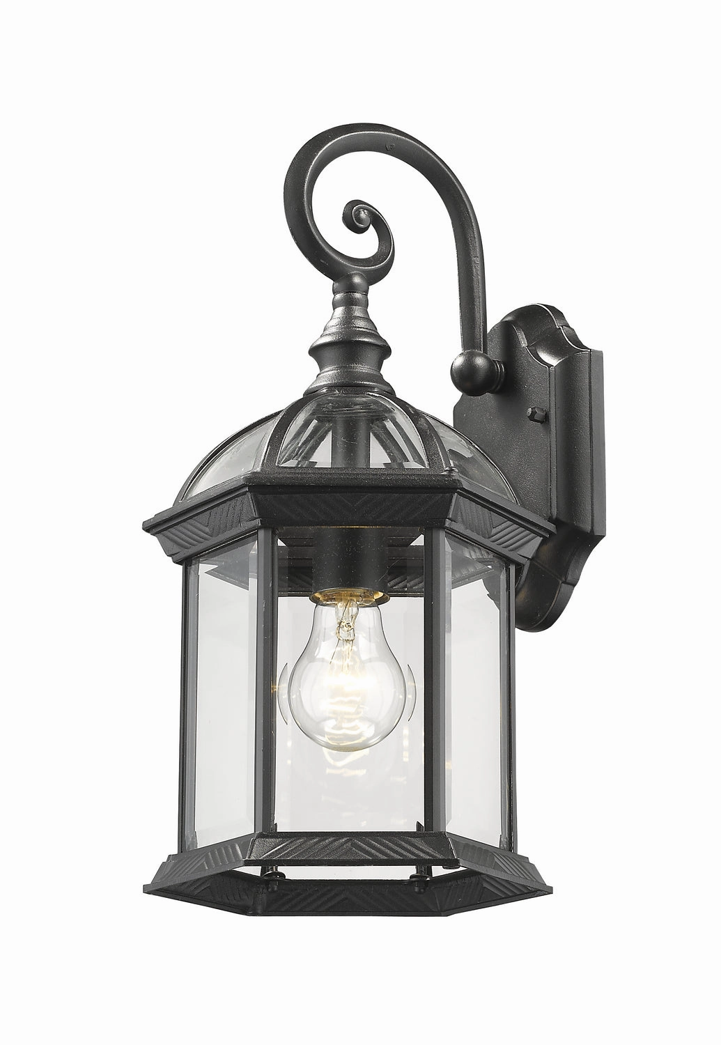Annex One Light Outdoor Wall Light BlackOutdoor wall sconces with motion sensor