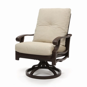 Anthem Swivel Rocking Dining Armchairoutdoor dining chair with armrests
