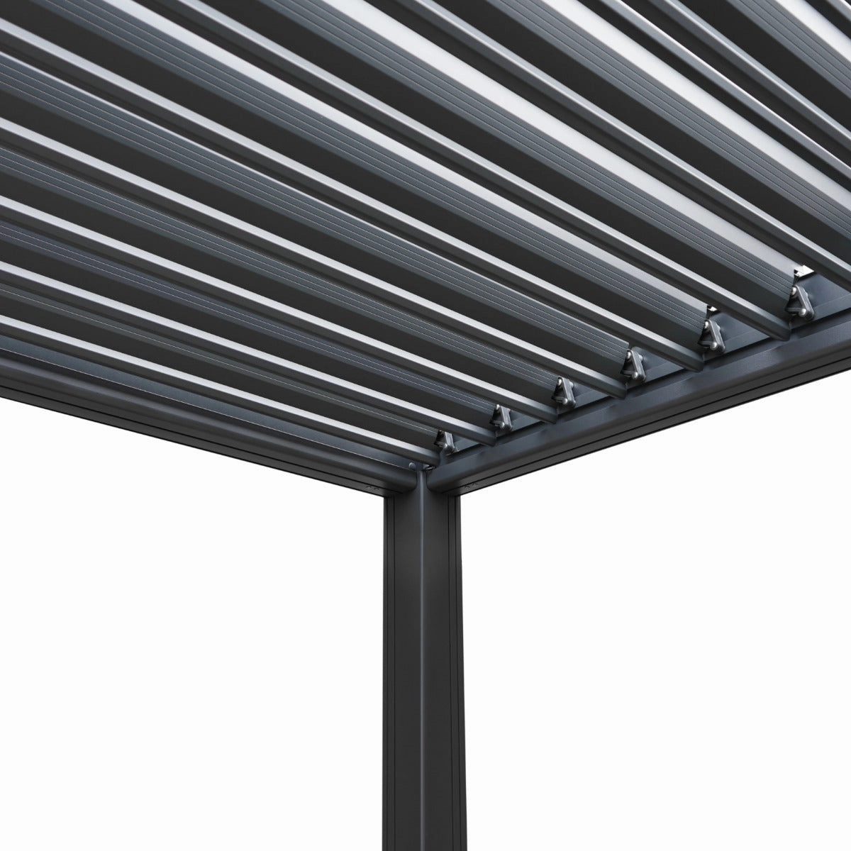 Anthracite Aluminium Pergola 3m x 3m