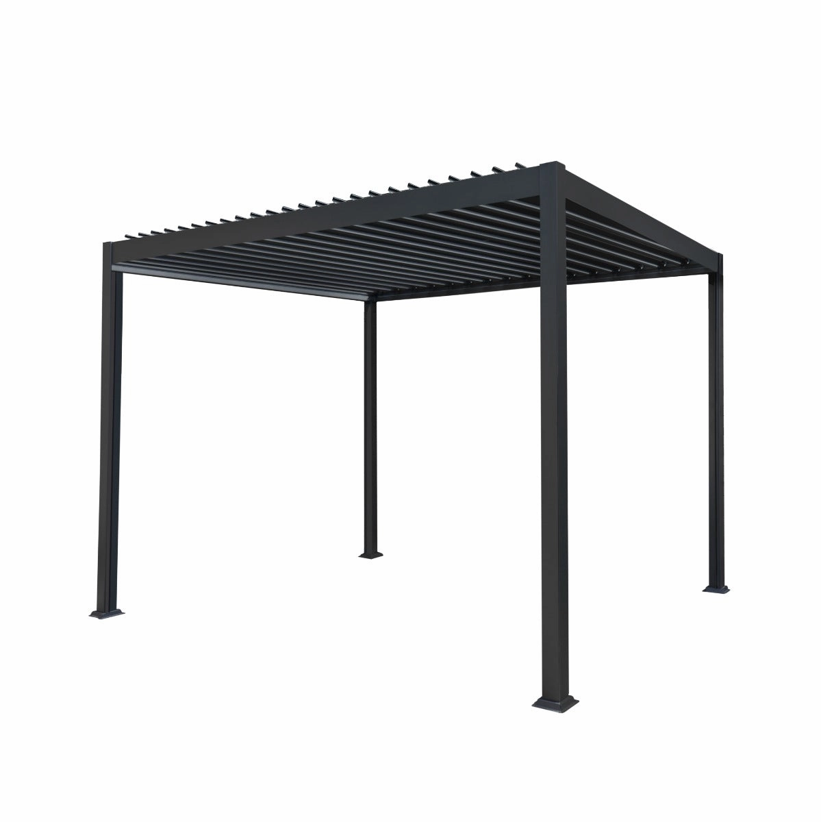 Anthracite Aluminium Pergola 3m x 3moutdoor patio furniture set