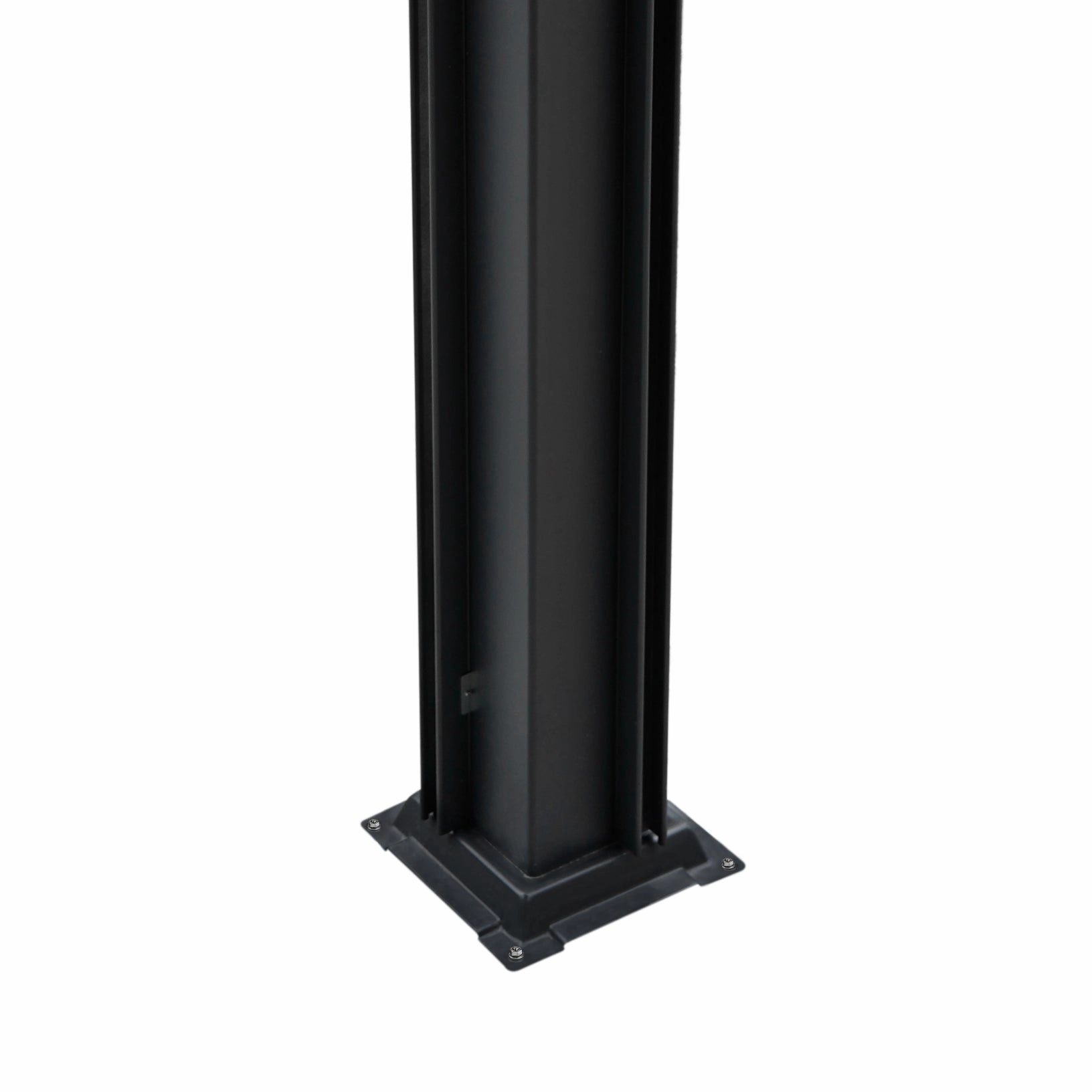 Anthracite Aluminium Pergola With LED Lights - 3m x 4m