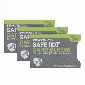 Anti-Rfid Set Of 3 Card Sleeves Special Savings Today