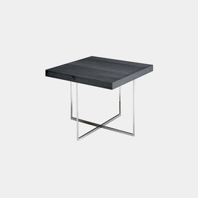 Antibes - Square End Table In Grey Koto High Glossoutdoor side table for patio furniture