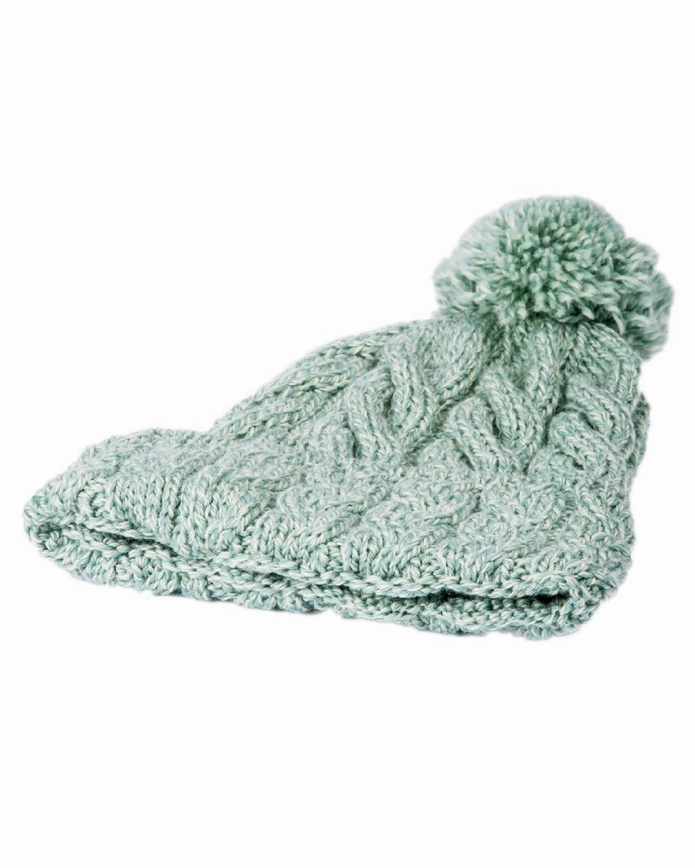 Trending Offer Today Aran Chunky Knit Bobble Hat