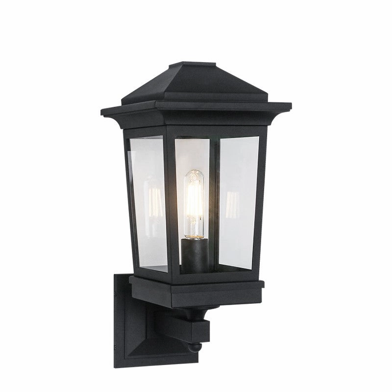 Ardenno One Light Wall Sconce Matte BlackOutdoor wall sconces with motion sensor