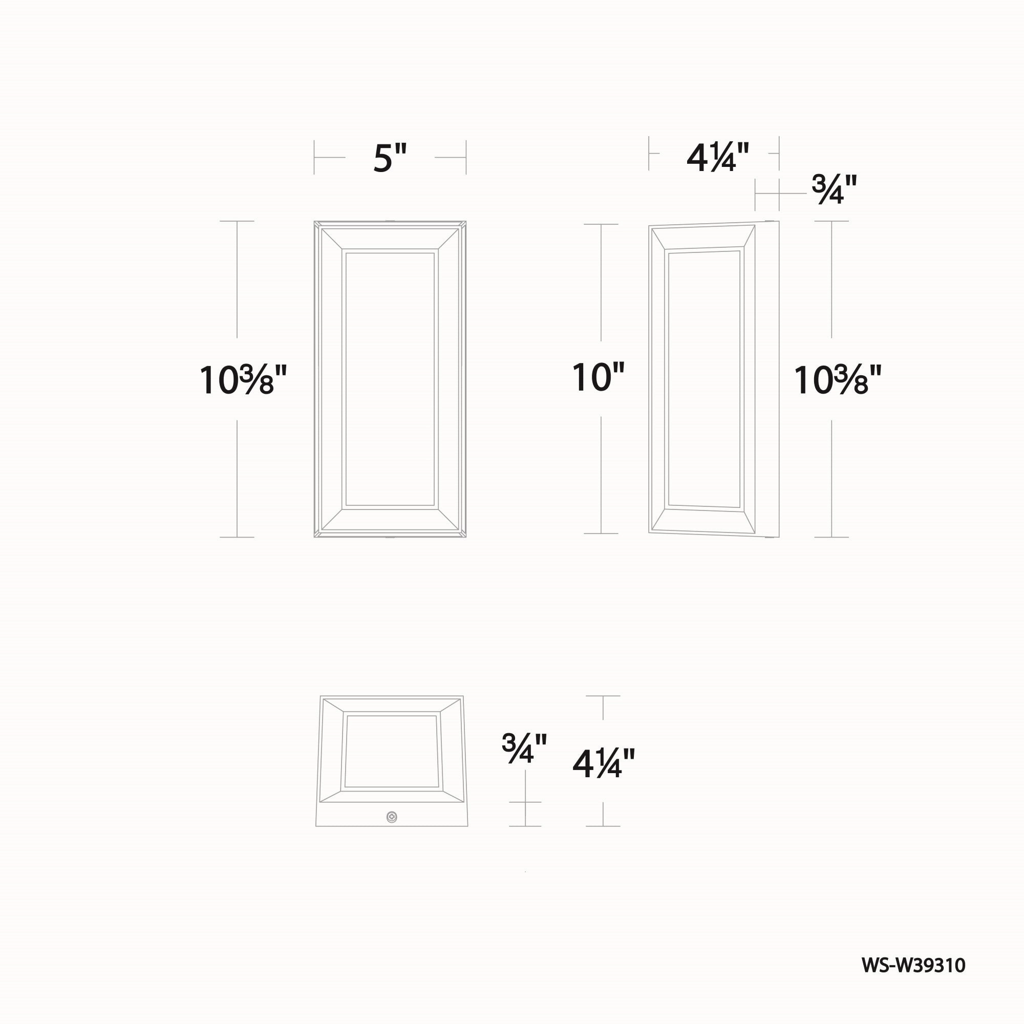 Argo 10.4" LED Outdoor Wall Light