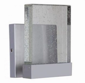 Aria II LED Wall Lantern Satin AluminumOutdoor wall sconces with motion sensor