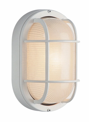 Aria One Light Bulkhead WhiteOutdoor wall sconces with motion sensor