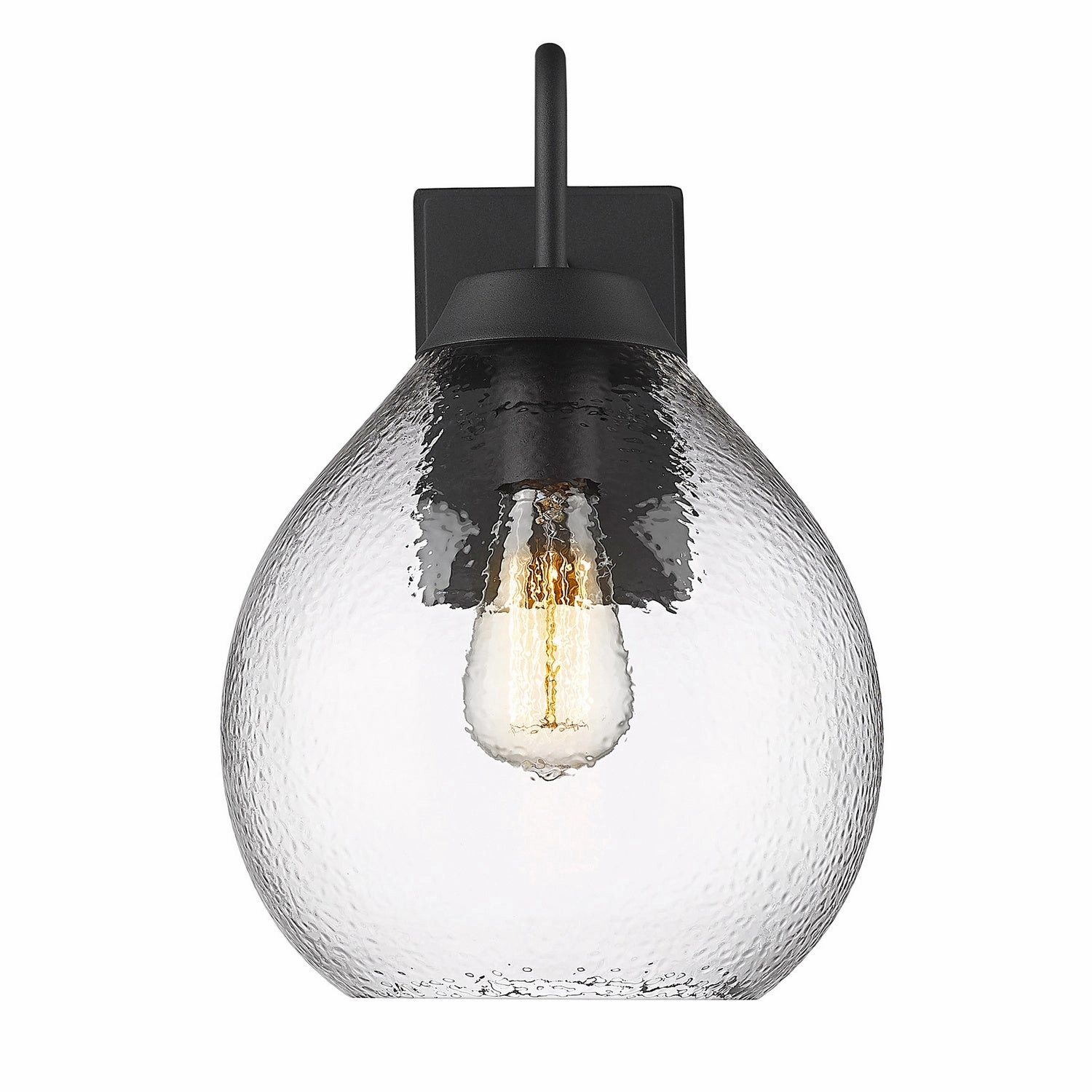 Ariella One Light Outdoor Wall Sconce Natural BlackOutdoor wall sconces with motion sensor