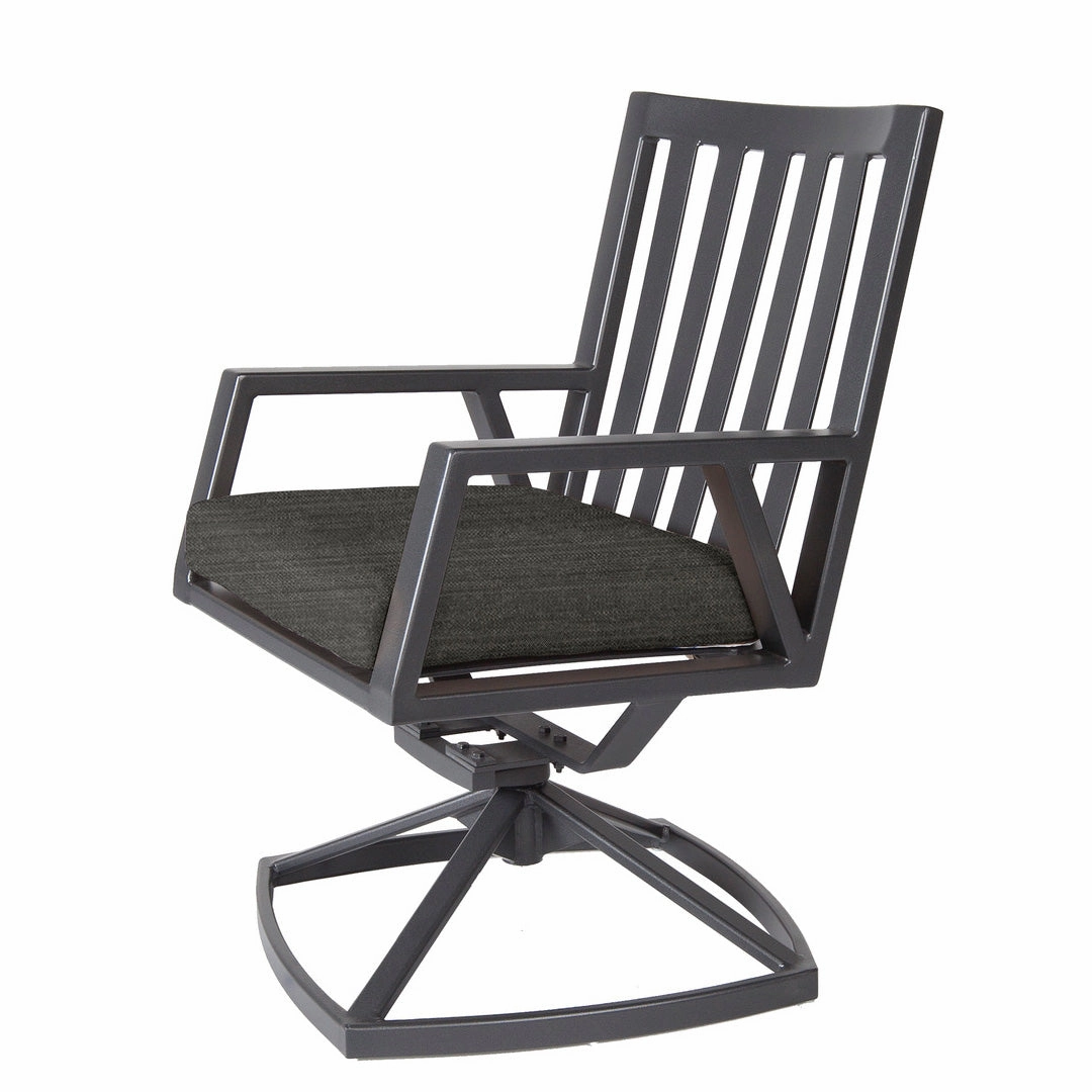 Aris Dining Swivel Rockeroutdoor dining chair with armrests