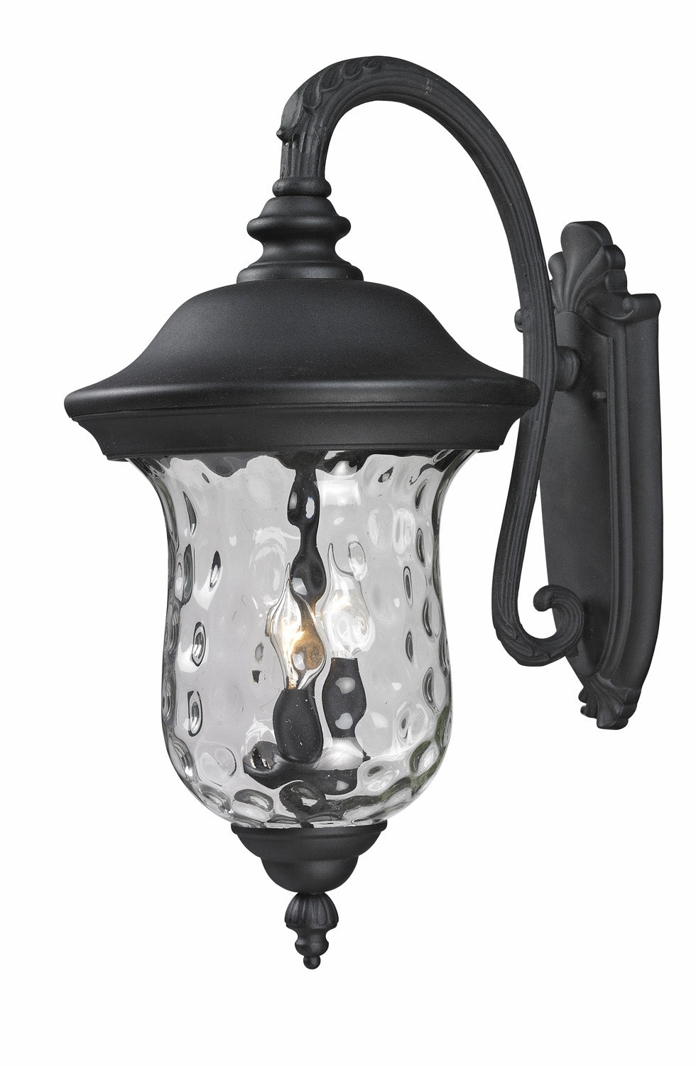 Armstrong Three Light Outdoor Wall Light BlackOutdoor wall sconces with motion sensor