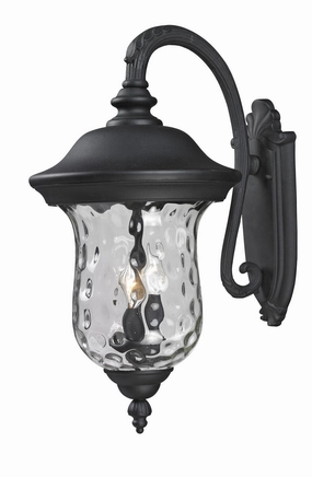 Armstrong Three Light Outdoor Wall Light BlackOutdoor wall sconces with motion sensor