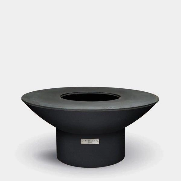 Arteflame - Classic 40" Black Label with Low Round Base portable BBQ grills with wheels