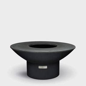 Arteflame - Classic 40" Black Label with Low Round Base portable BBQ grills with wheels