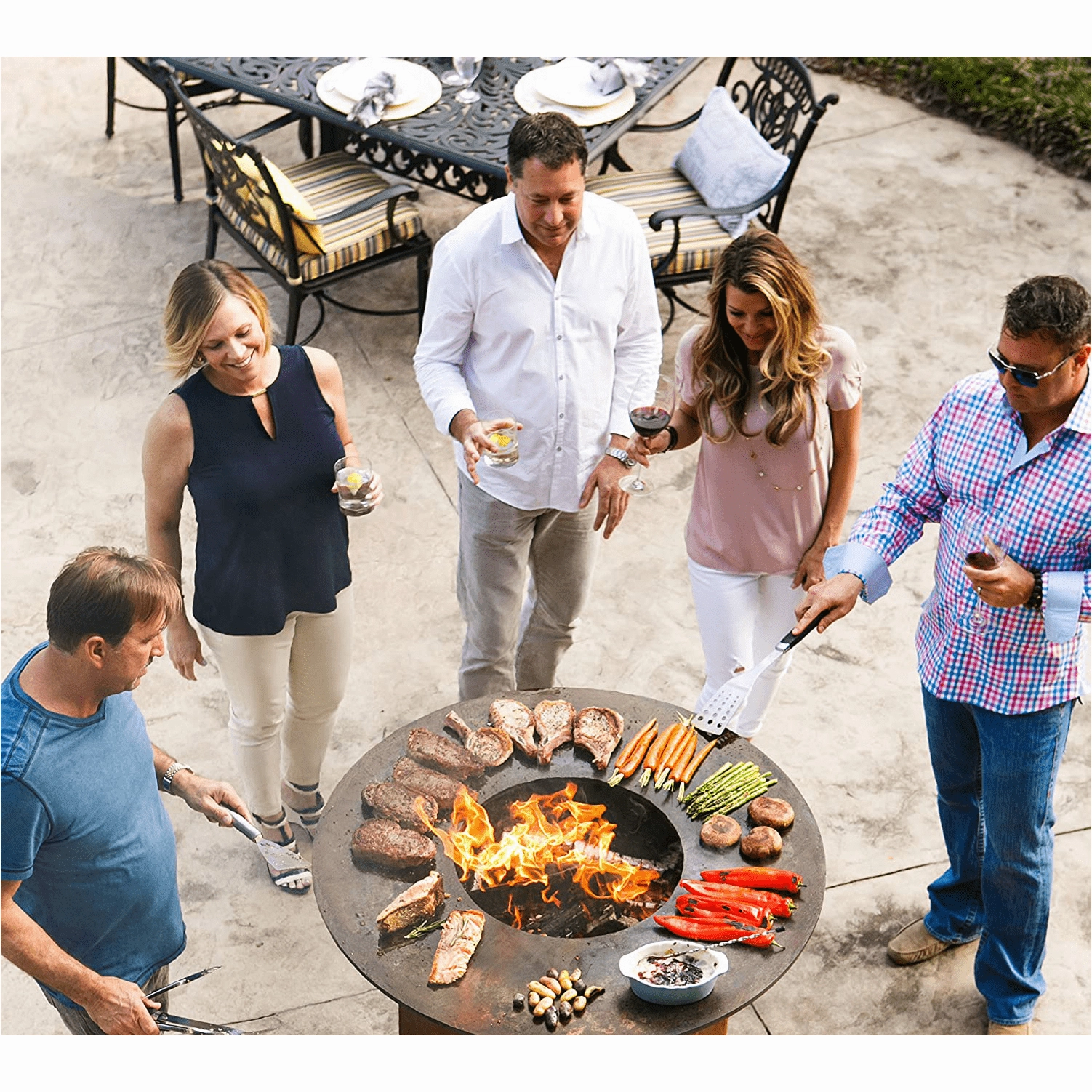 Arteflame Classic 40" Grill - Tall Round Base