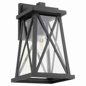 Artesno One Light Wall Mount Textured BlackOutdoor wall sconces with motion sensor