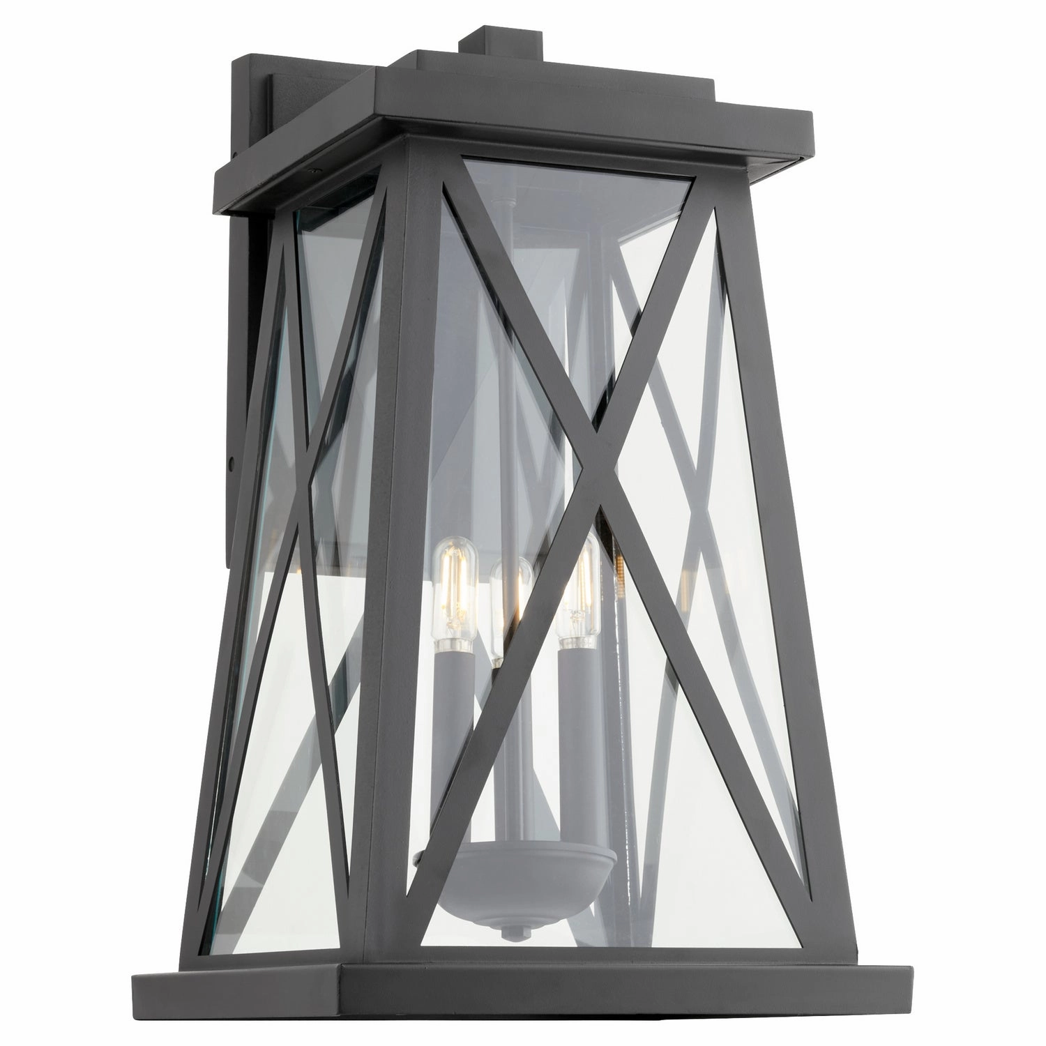 Artesno Three Light Wall Mount Textured Black