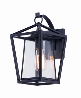 Artisan One Light Outdoor Wall Lantern BlackOutdoor wall sconces with motion sensor