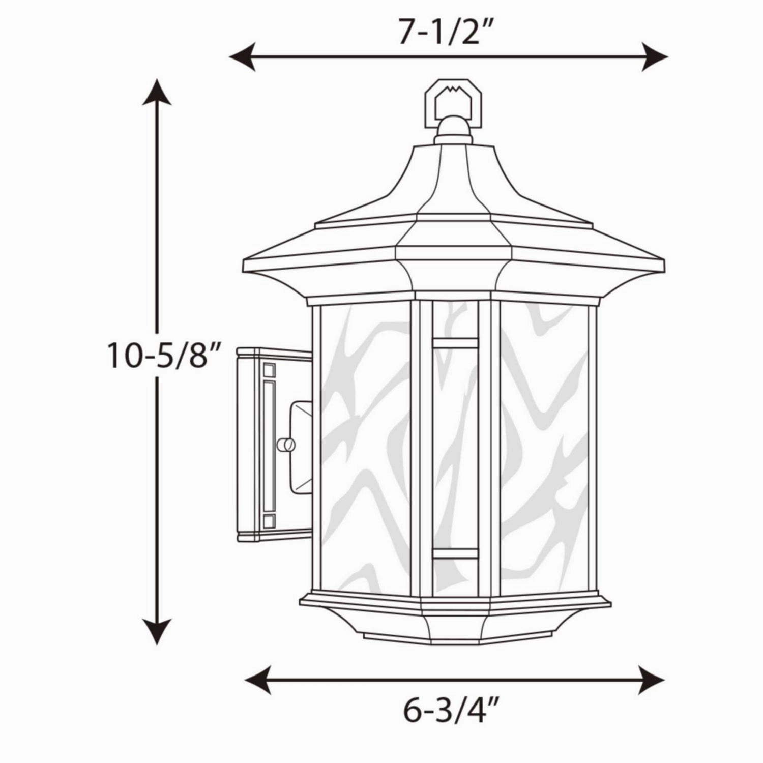 Arts And Crafts One Light Wall Lantern Weathered Bronze