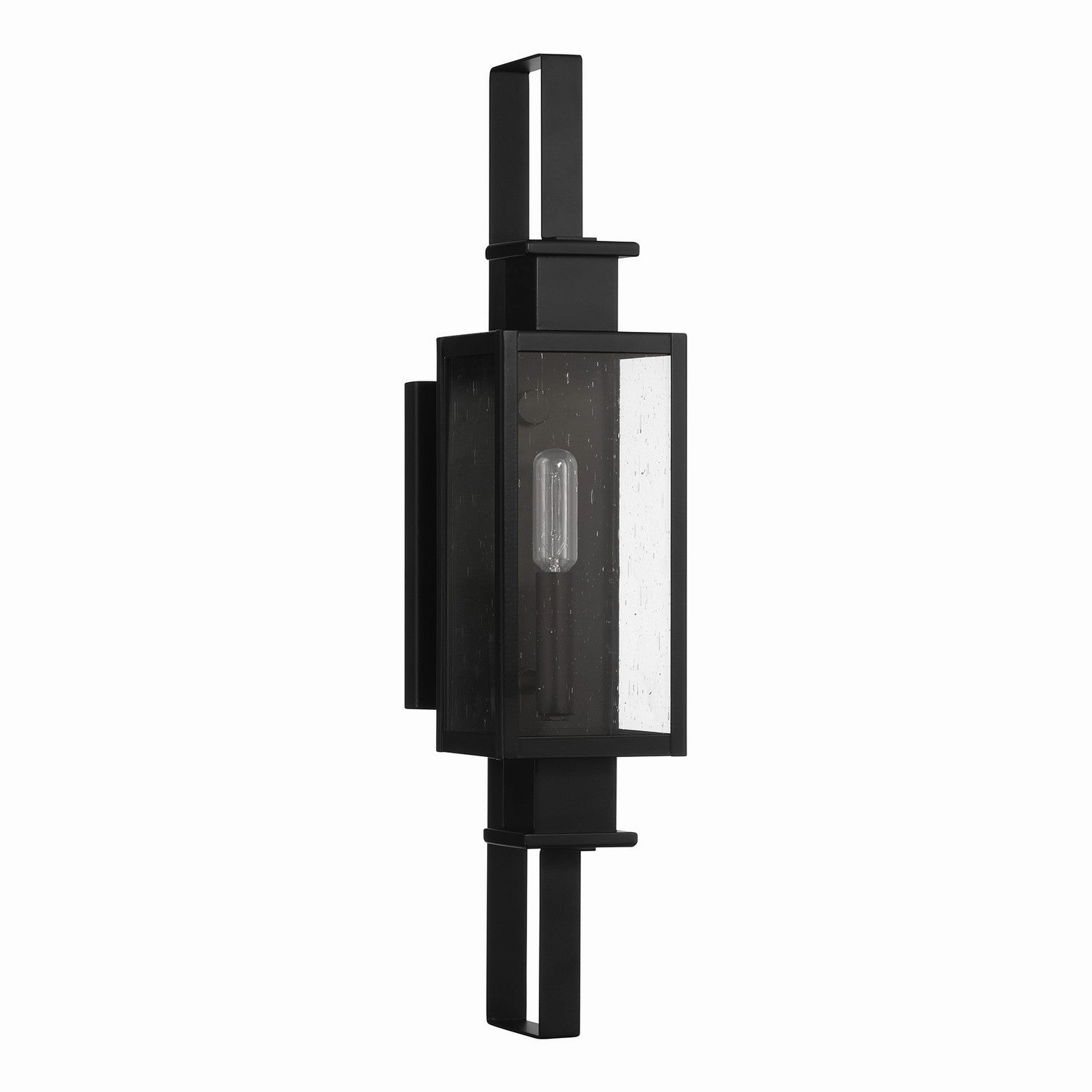 Ascott One Light Outdoor Wall Lantern Matte Black