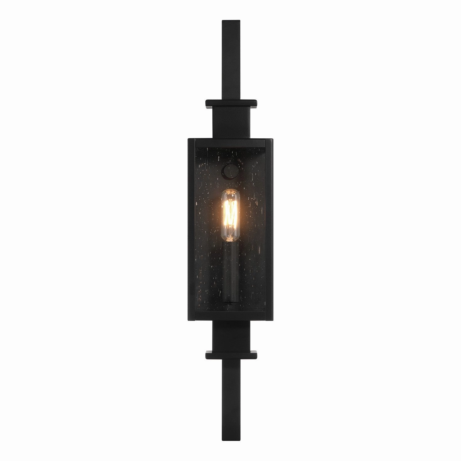 Ascott One Light Outdoor Wall Lantern Matte Black