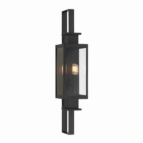 Ascott Three Light Outdoor Wall Lantern Matte BlackOutdoor wall sconces with motion sensor
