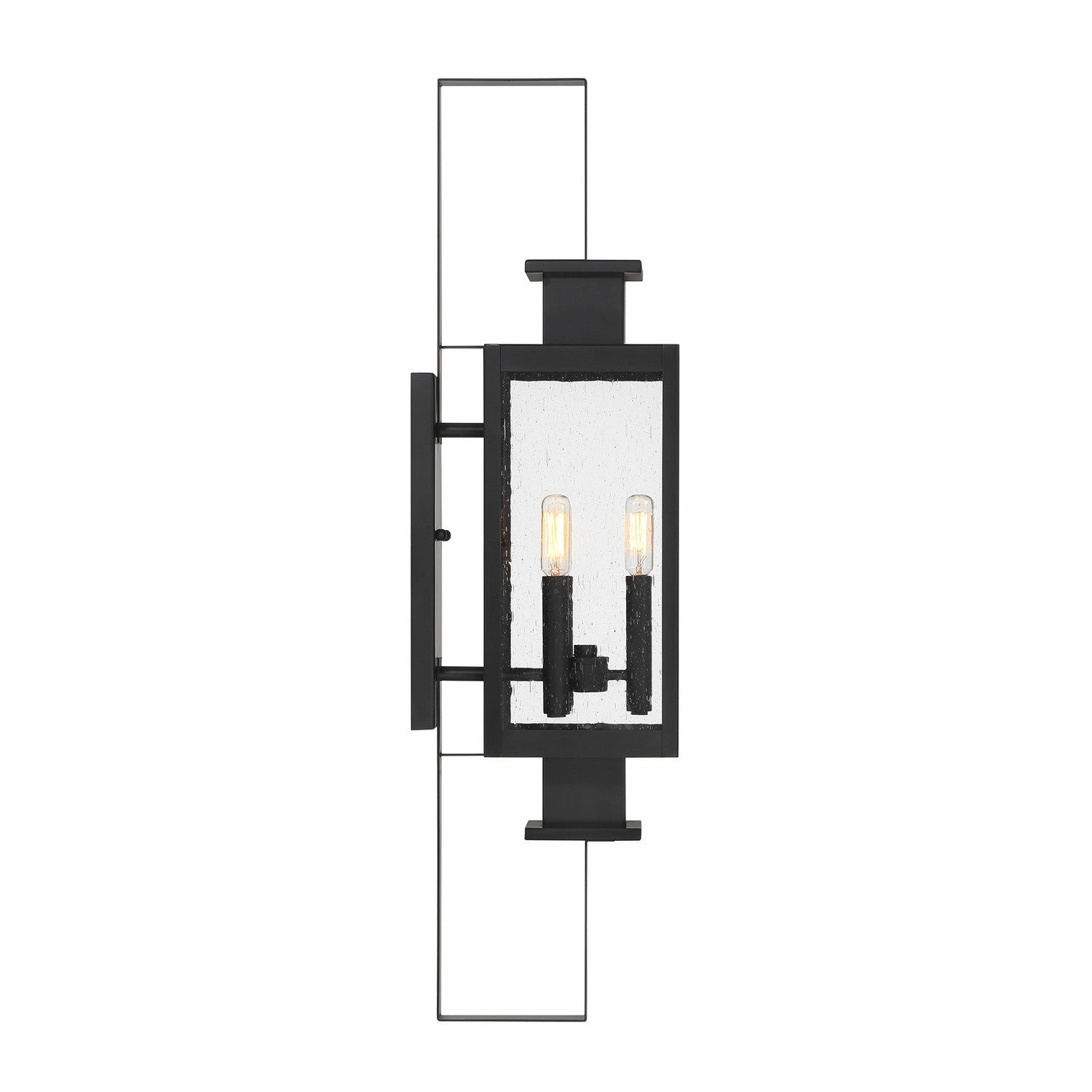 Ascott Three Light Outdoor Wall Lantern Matte Black
